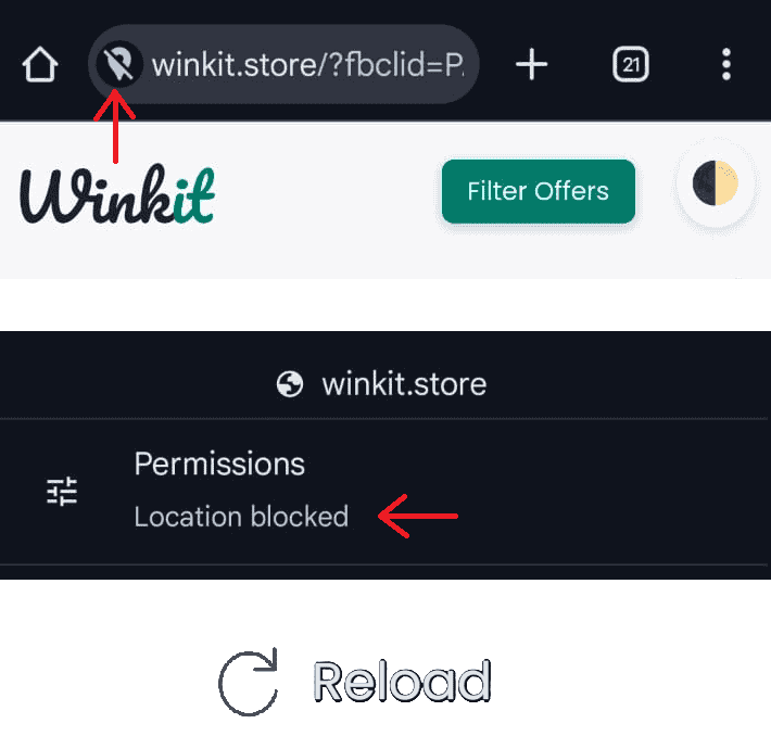 location permission setting